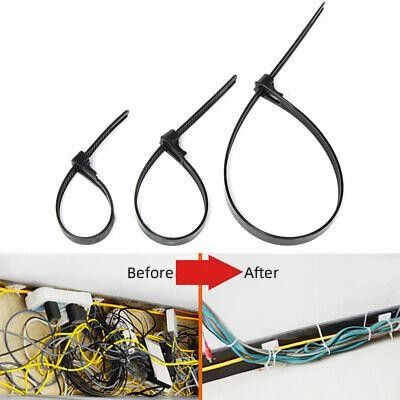내구성 있는 자물쇠 나일론 케이블 플라스틱 넥타이 - OEM - 흰색 또는 검은색