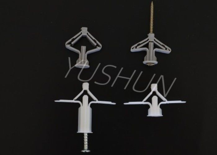 벽을 위한 에어카프트 벽 플러그 나사 M13*35mm 회색이 PP / PE 100 PC / 가방 사용