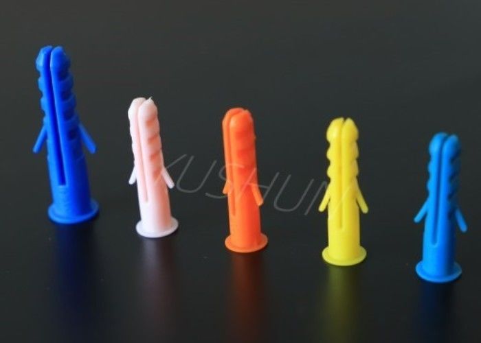 벽을 위한 나일론 8*40mm 짙은 회색 색 플라스틱 벽 플러그 나사 / 플라스틱 벽 앵커 사용