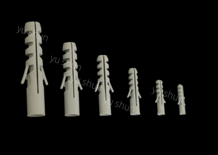 회색인 나일론 5*25mm 또는 석고에 적합한 어떠한 색 플라스틱 벽 플러그 나사 / 플라스틱 벽 앵커