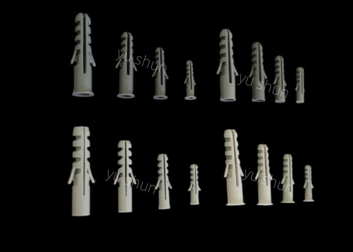 회색인 나일론 5*25mm 또는 석고에 적합한 어떠한 색 플라스틱 벽 플러그 나사 / 플라스틱 벽 앵커