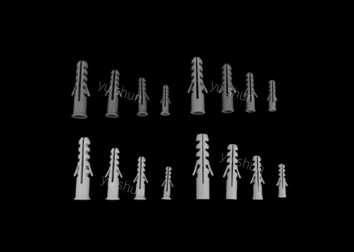 다재다능한 플라스틱 벽 안커 - 다양한 응용 프로그램에 대한 10 * 45mm 크기