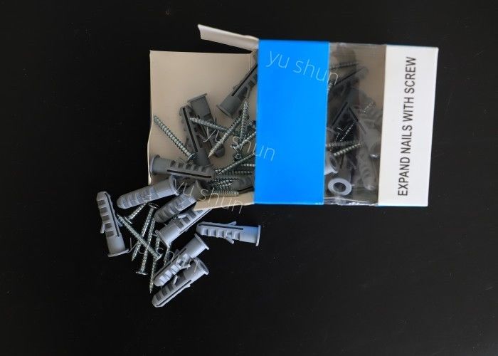 섬유판을 위한 도매 PP 벽 Plug/ 플라스틱 PE ISO 세대 강력 플라스틱 나일론 앵커 8*40 MM 100 pcs/BagSuitable