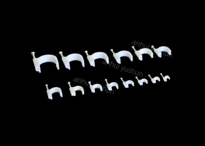 고 내구성 플라스틱 케이블 클립 4mm - 25mm 실내 / 야외 케이블 관리