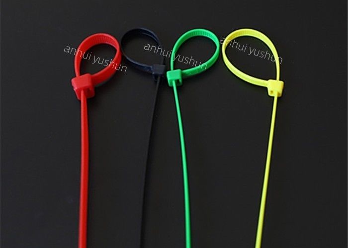 OEM 2.5*100mm 플라스틱 나일론 케이블 묶음 온도 범위-40°C ~ 85°C