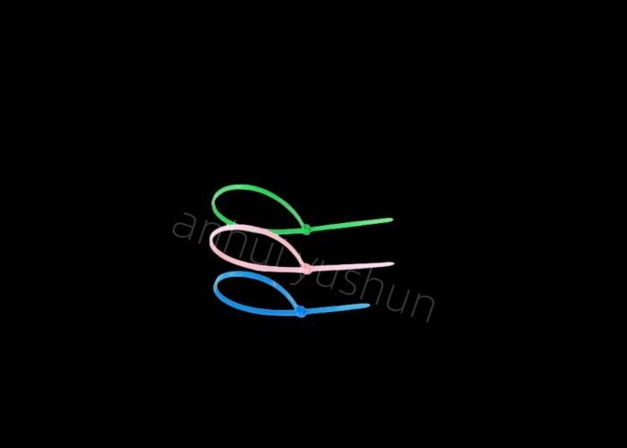 Pa66 나일론 플라스틱 케이블 타이니론 Zip 플라스틱 케이블 제휴 200 밀리미터 250 밀리미터 300 밀리미터 OEM 나일론66