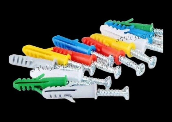 벽을 위한 판매 사용을 위한 25-75mm 회색 색깔 플라스틱 마개 나사 50pcs/Bag
